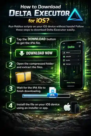 Delta Executor for iOS download and install