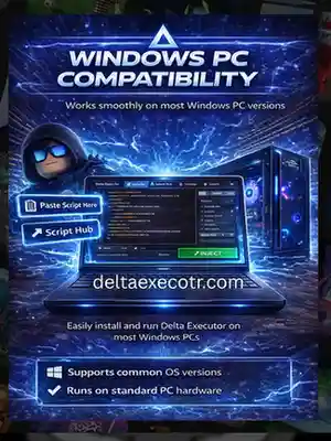 delta executor on pc competibility
